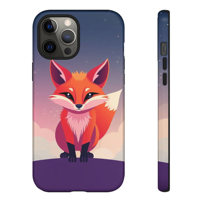 iPhone 12 Pro Max / Glossy Phone Case - Pop Art Fox Design Phone Case