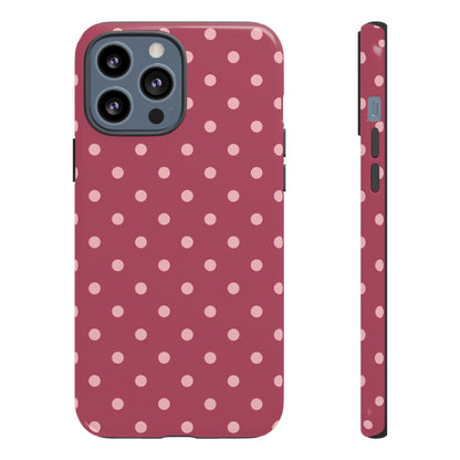 Pink Dot Pattern Phone Case