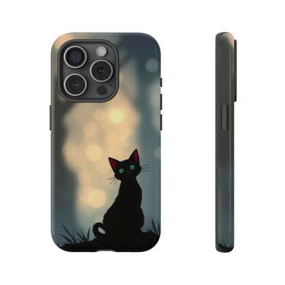 Gothic Cat Design Phone Case - Multicolor Phone Case - iPhone 15 Pro / Glossy