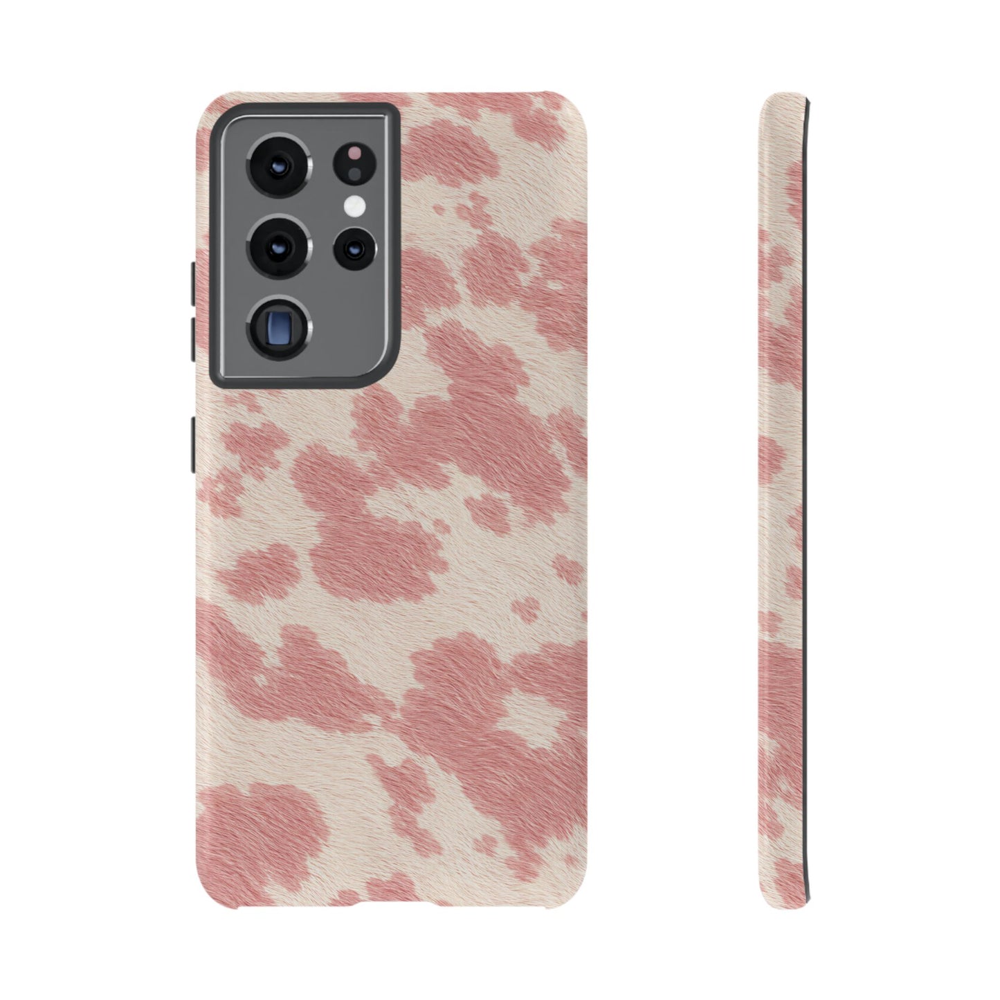 Pretty Blush Cow Print Phone Case