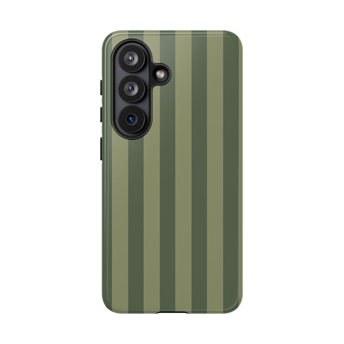 Green Stripe Pattern Phone Case - Green Phone Case - Samsung Galaxy S26 / Glossy