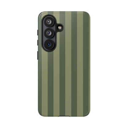 Green Stripe Pattern Phone Case - Green Phone Case - Samsung Galaxy S26 / Glossy