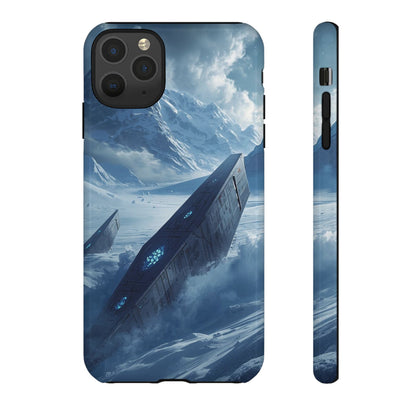 iPhone 11 Pro Max / Glossy Phone Case - Frozen Alien Wreckage Sci-fi Phone Case