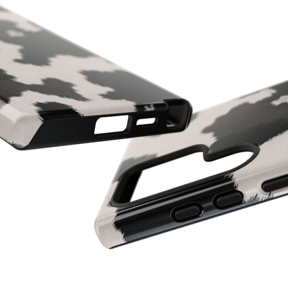 Modern Monochrome Cow Print Phone Case