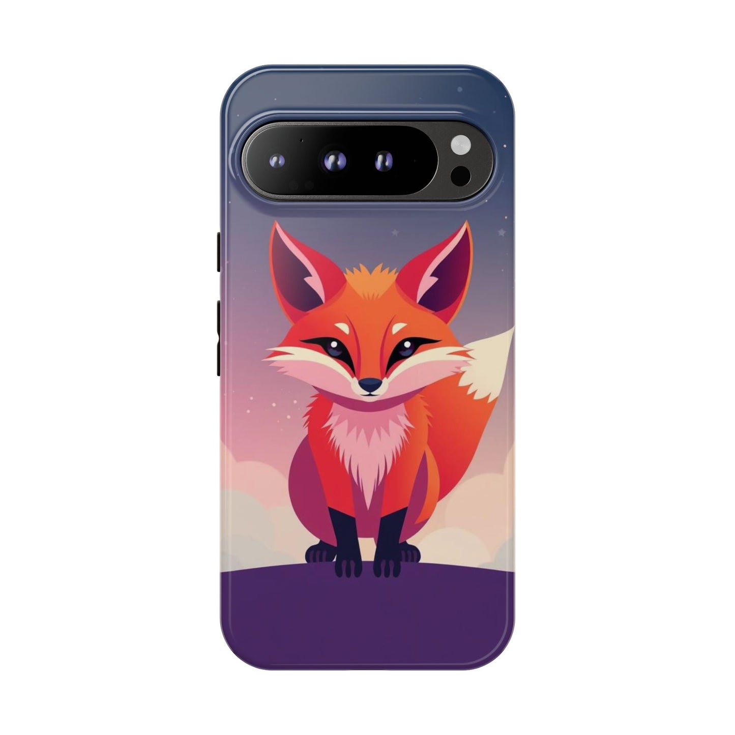 Google Pixel 9 Pro XL / Glossy Phone Case - Pop Art Fox Design Phone Case