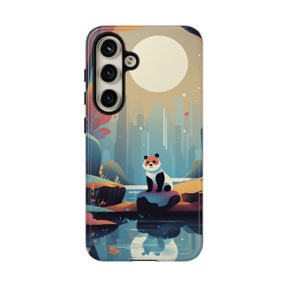 Stylised Panda Design Phone Case - Multicolor Phone Case - Samsung Galaxy S24 / Glossy