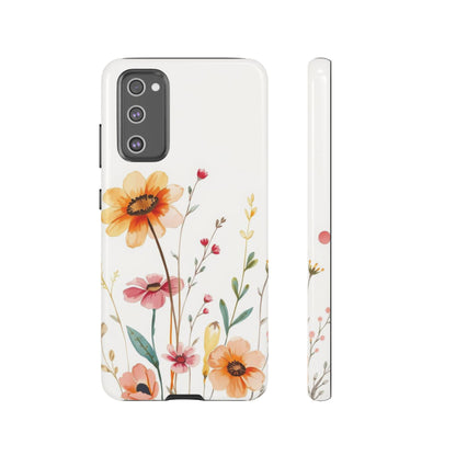 Boho Chic Watercolour Wild Blooms Pattern Phone Case - Multicolor Phone Case - Samsung Galaxy S20 FE / Glossy