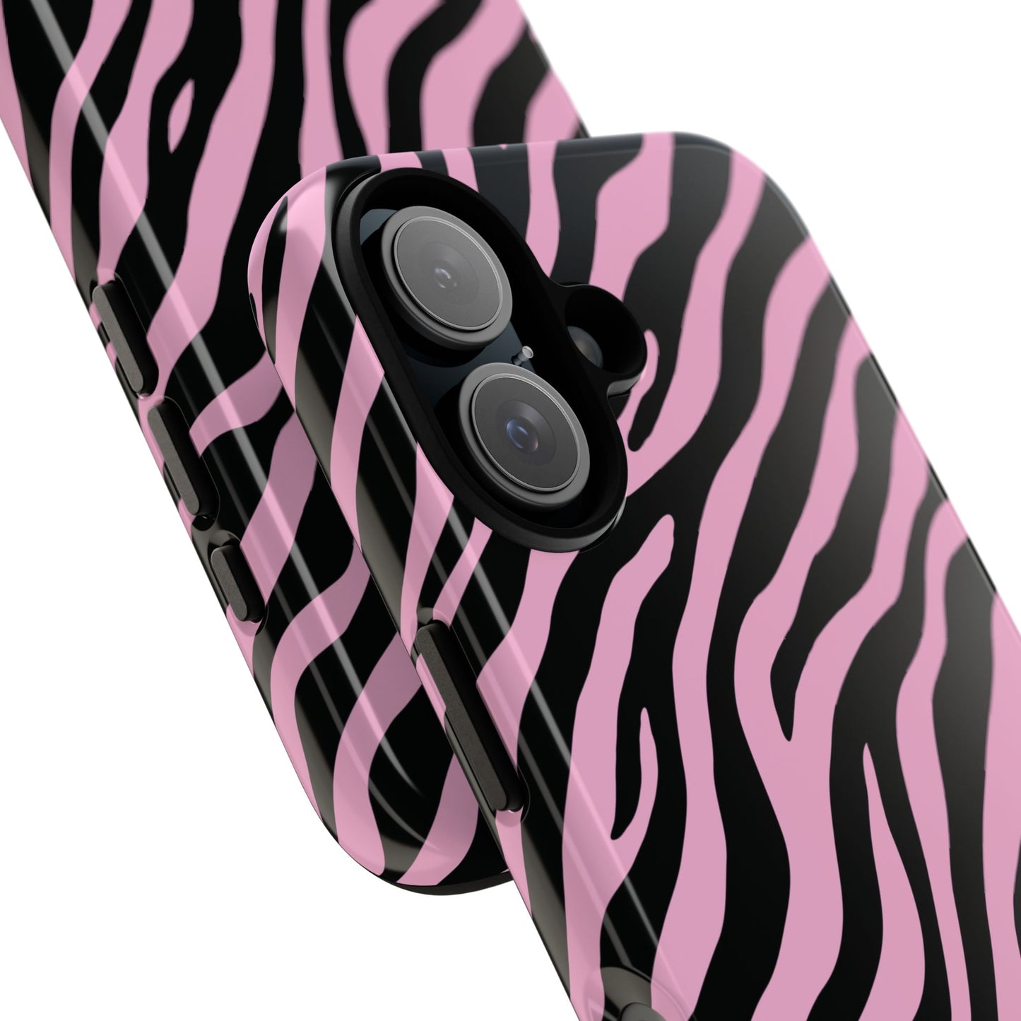 Stylish Blush Zebra Print Phone Case