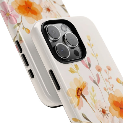 Boho Chic Watercolour Flower Pattern Phone Case - Multicolor Phone Case