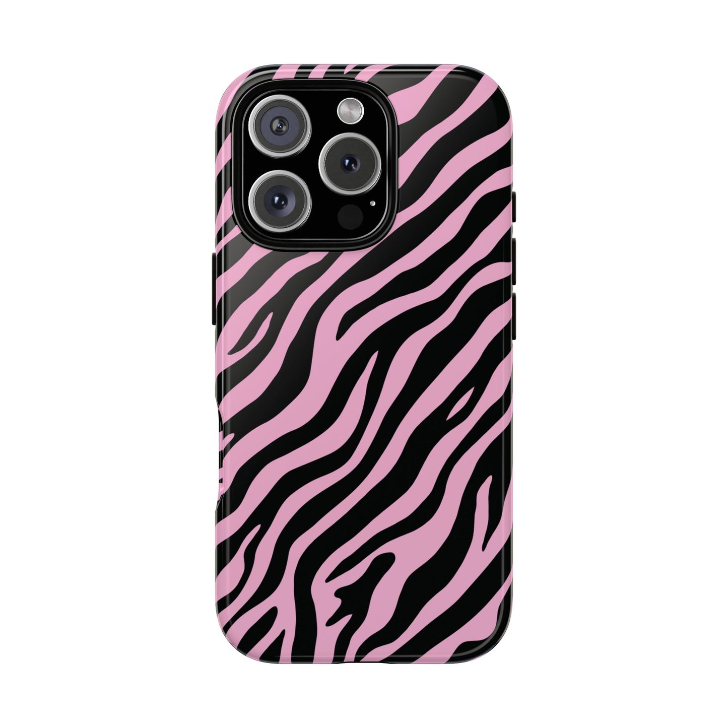 Stylish Blush Zebra Print Phone Case