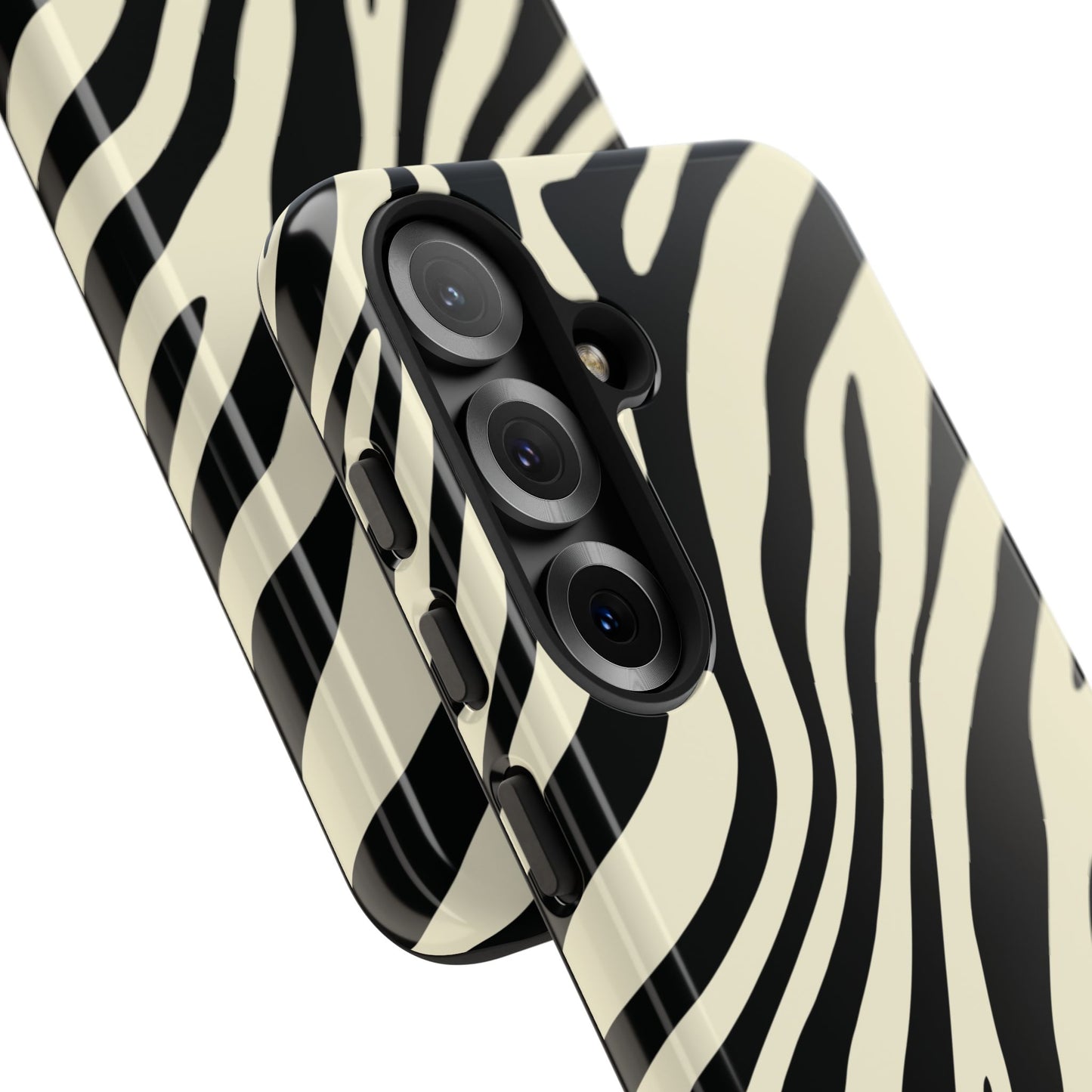 Modern Neutral Zebra Print Phone Case