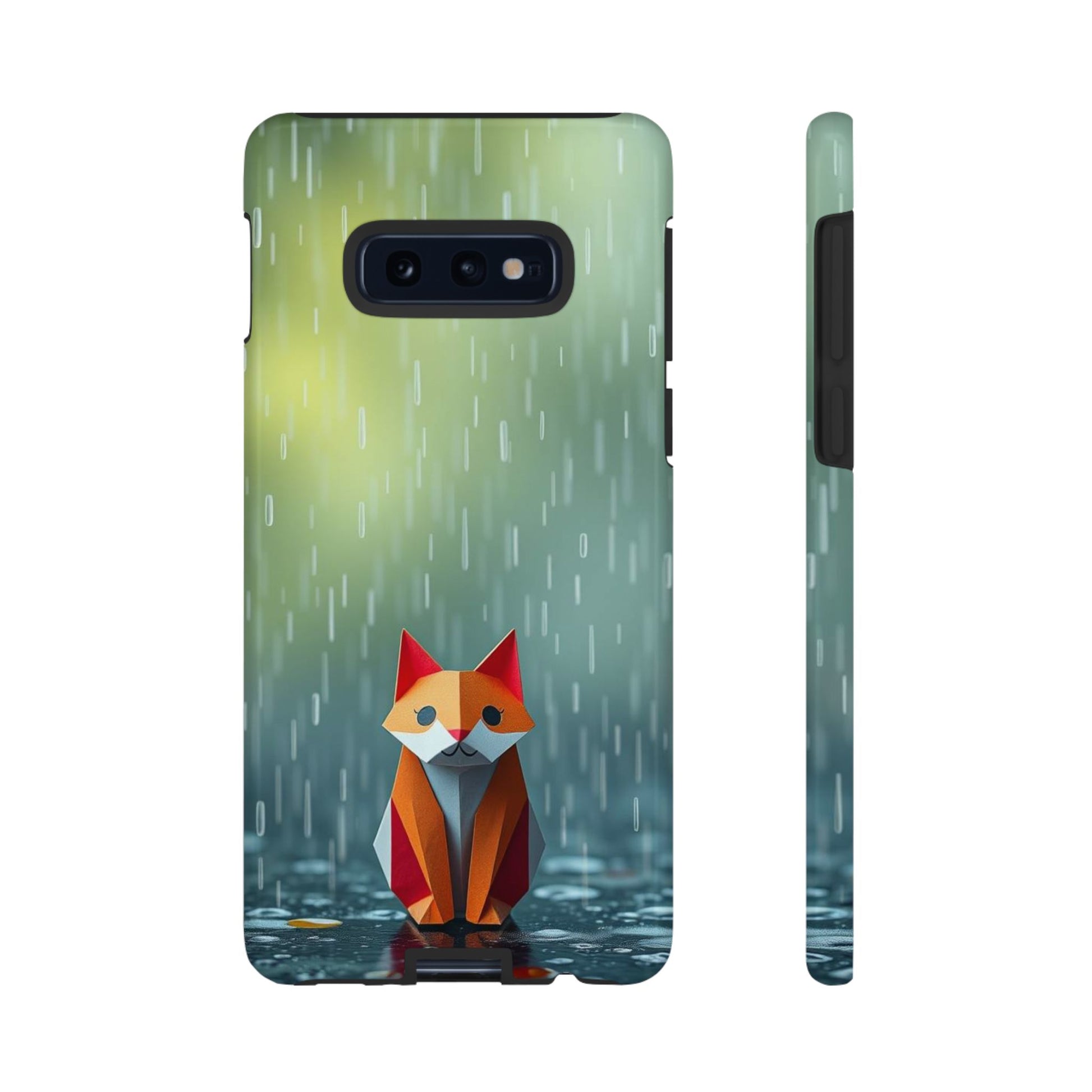 Cute Origami ’Soggy Fox’ Design Phone Case - Multicolor Phone Case - Samsung Galaxy S10E / Glossy