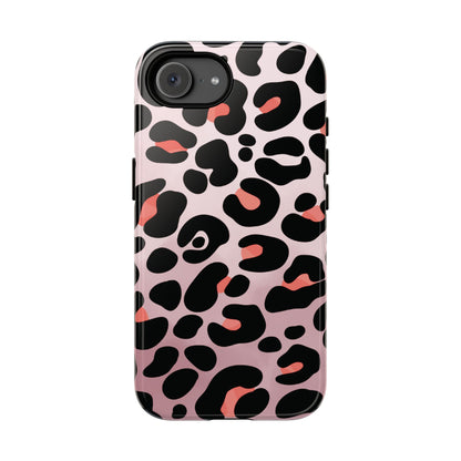 Cute Blush Leopard Print Phone Case - Pink Phone Case - iPhone 17e / Glossy