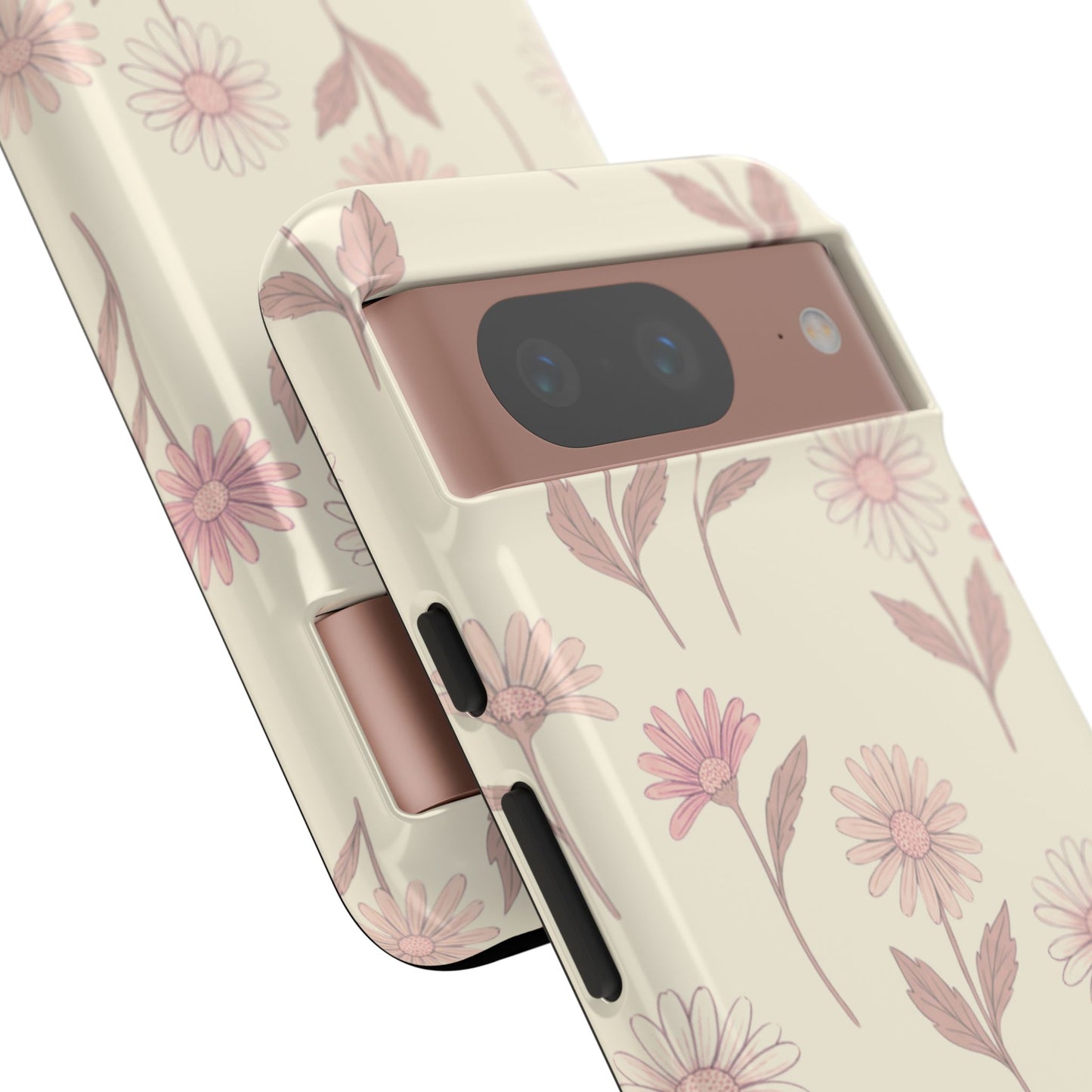 Pretty Blush Daisy Pattern Phone Case