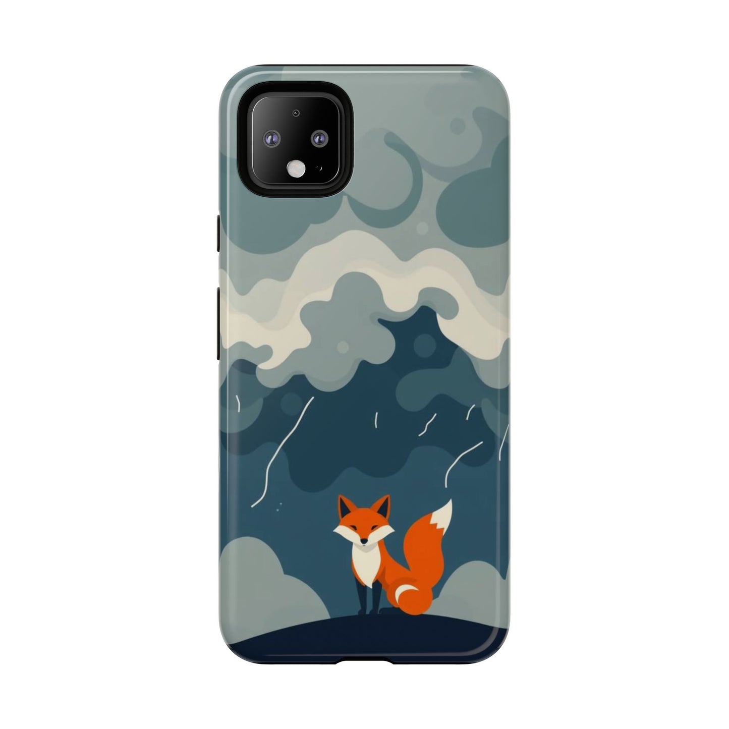 Stormy Fox Design Phone Case