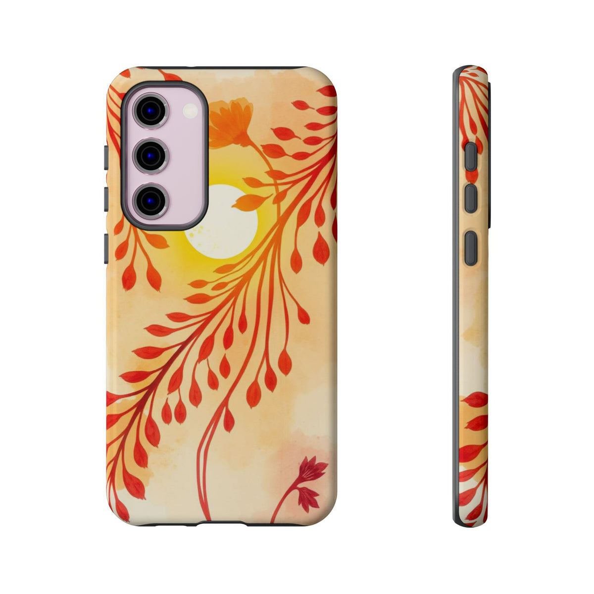 Boho Chic Watercolour Sunset Design Phone Case - Multicolor Phone Case - Samsung Galaxy S23 Plus / Glossy