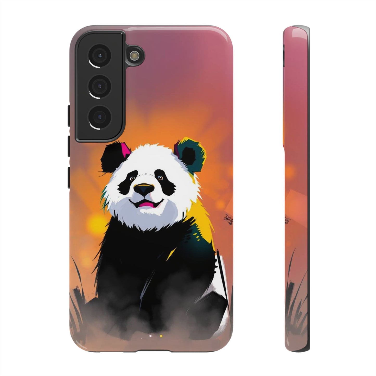 Pop Art Panda Design Phone Case