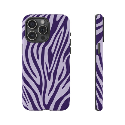 Boutique Lavender Tiger Print Phone Case