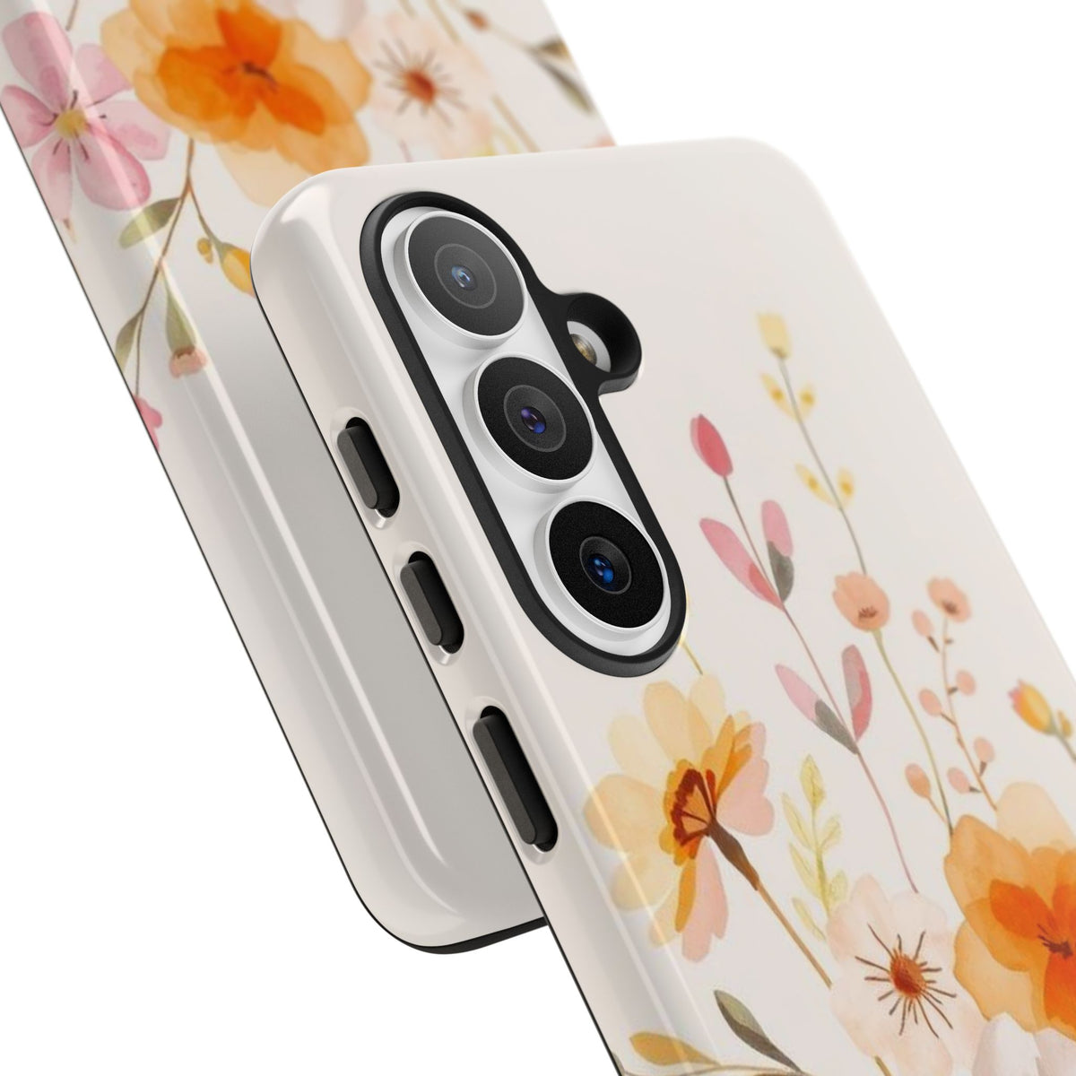 Boho Chic Watercolour Flower Pattern Phone Case - Multicolor Phone Case