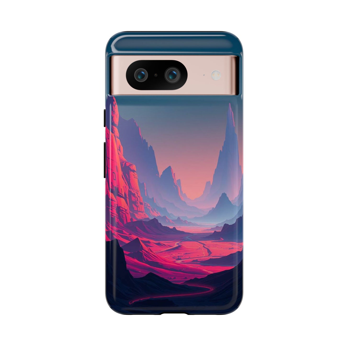 Google Pixel 8 / Glossy Phone Case - Alien Vista Design Phone Case