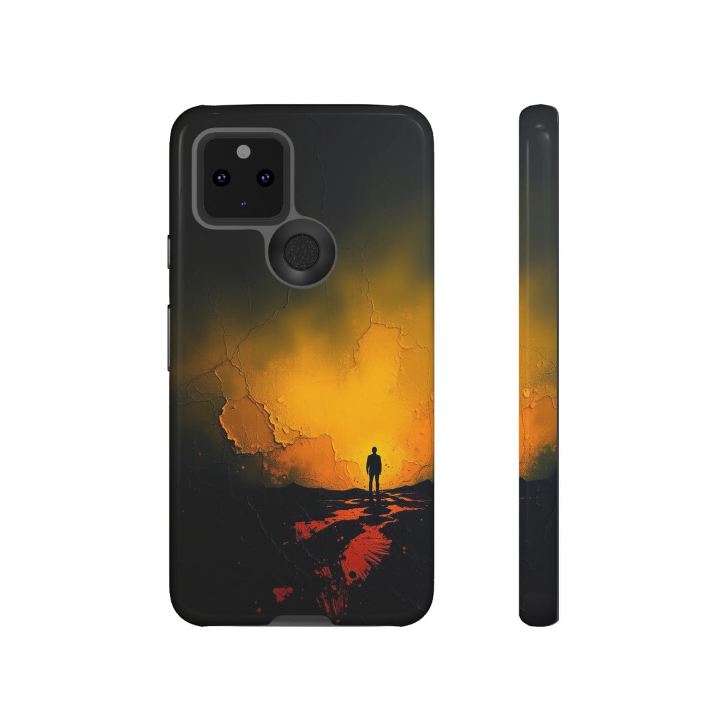 Acrylic Mysterious Figure Phone Case