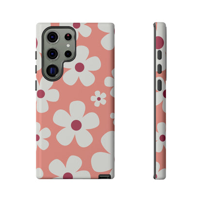 Cute Pink Daisy Pattern #2 Phone Case - Pink Phone Case - Samsung Galaxy S23 Ultra / Glossy