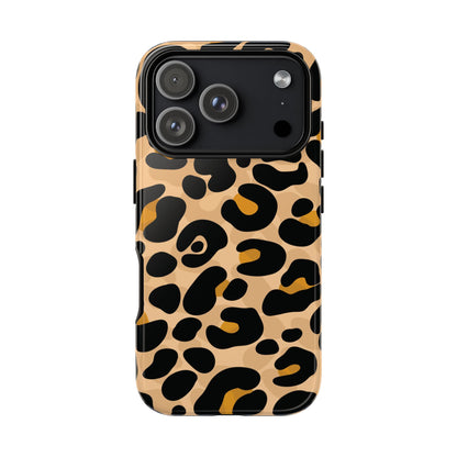 Stylish Mocha Leopard Print Phone Case