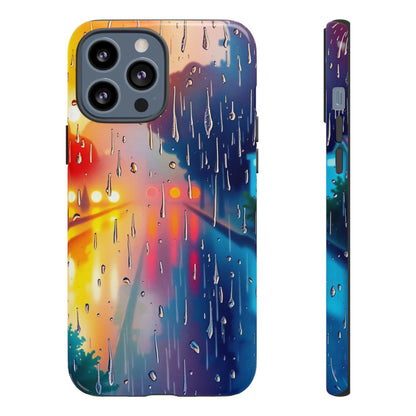 Electric Rain Watercolour Design Phone Case - Multicolor Phone Case - iPhone 13 Pro Max / Glossy