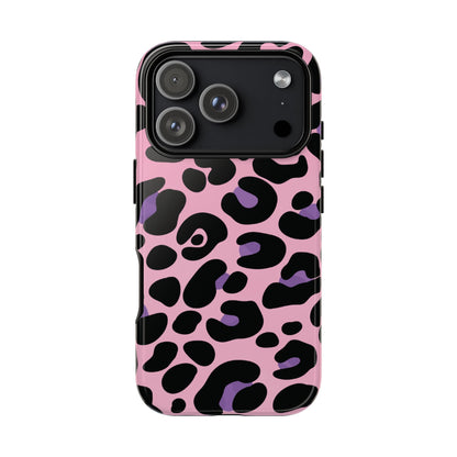 Pretty Pink & Lavender Leopard Print