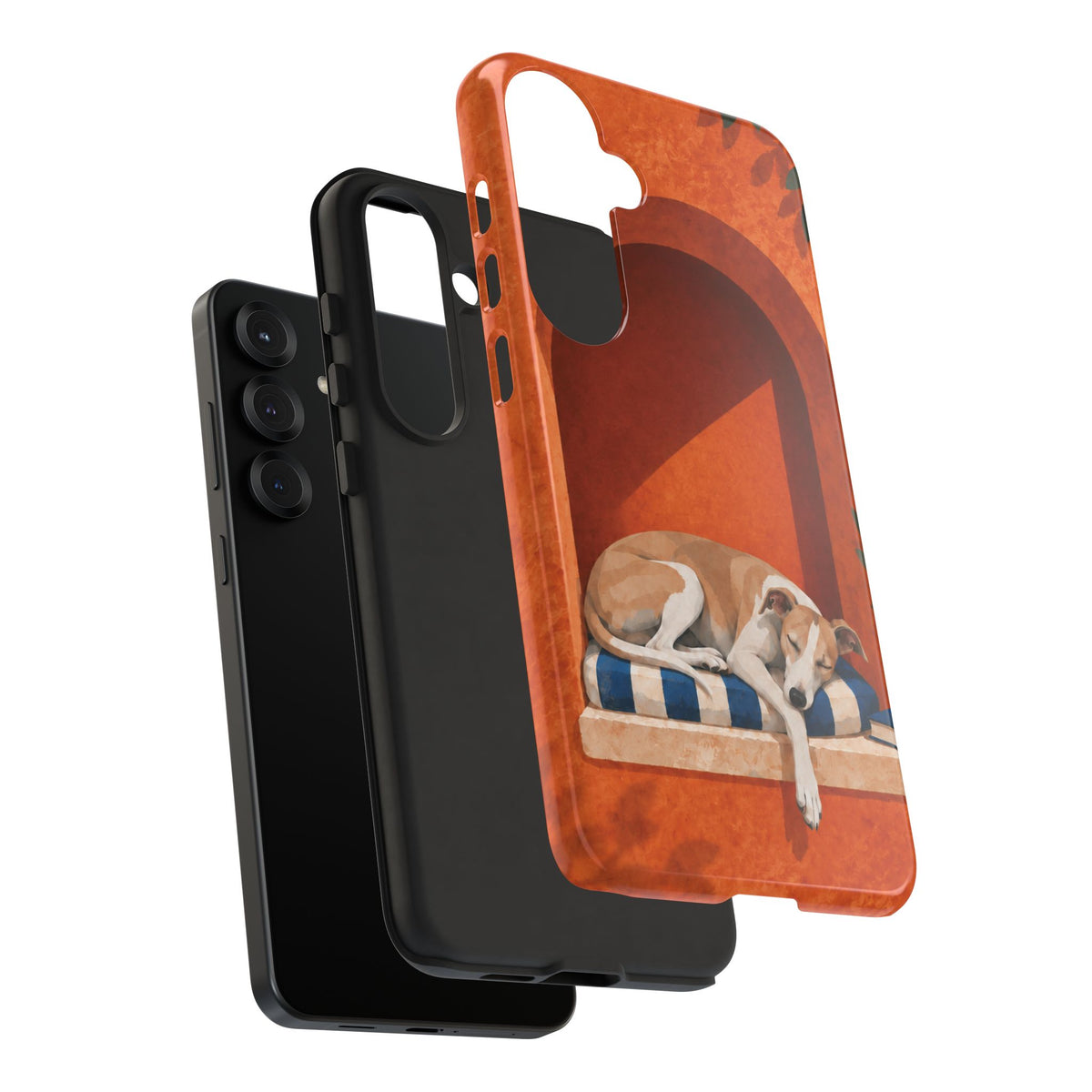 Whippet Siesta Nook Phone Case - Multicolor Phone Case