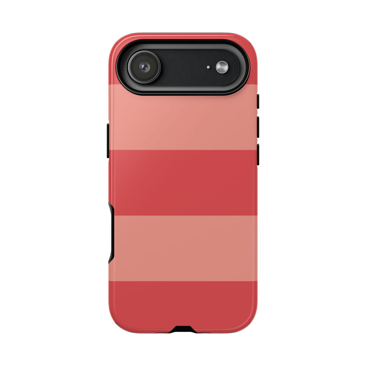 Pink Horizontal Stripe Pattern Phone Case - Pink Phone Case - iPhone 17 Air / Glossy