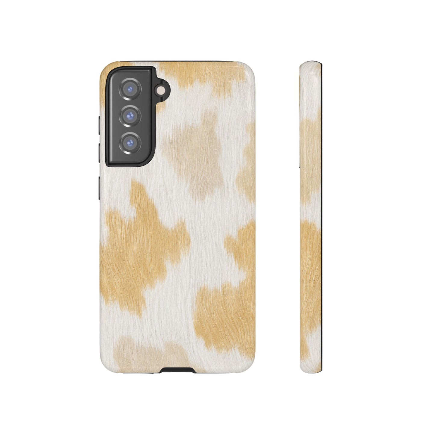 Golden Honey Cow Print Phone Case