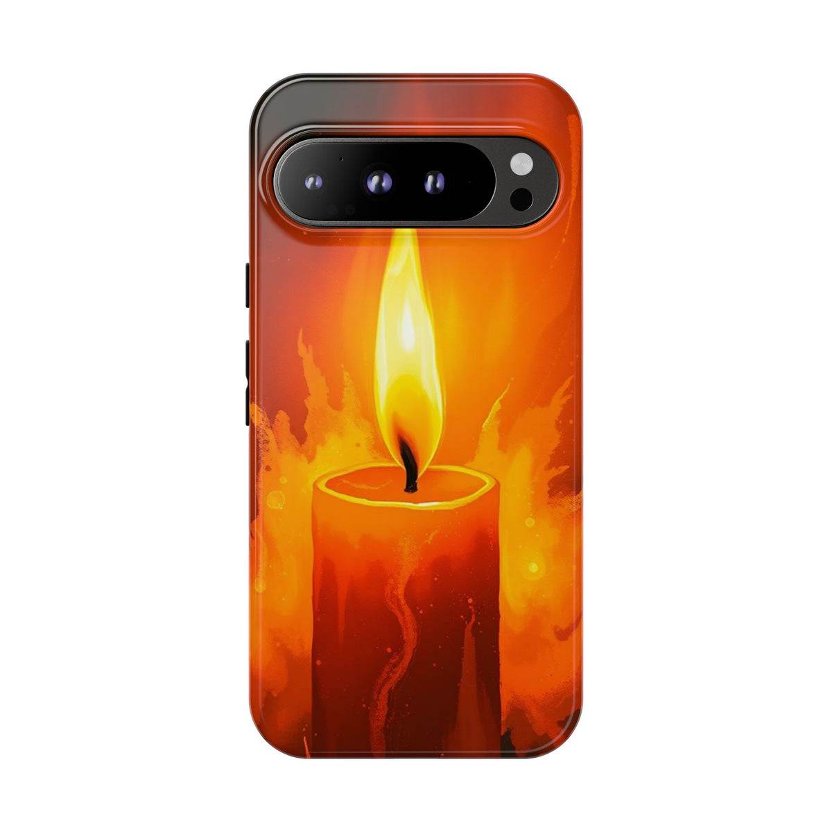 Red Candle Phone Case - Multicolor Phone Case - Google Pixel 9 Pro XL / Glossy