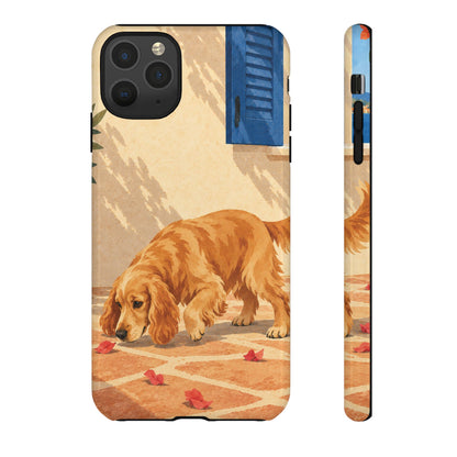 Cocker Spaniel Scent Trail Phone Case - Multicolor Phone Case - iPhone 11 Pro Max / Glossy