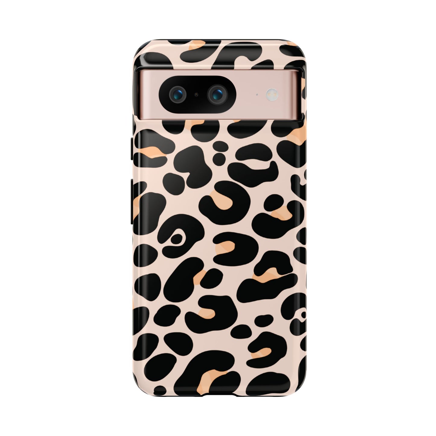 Elegant Peach Leopard Print Phone Case