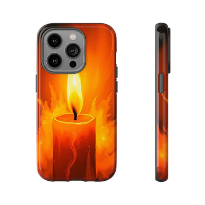 Red Candle Phone Case - Multicolor Phone Case - iPhone 14 Pro / Glossy