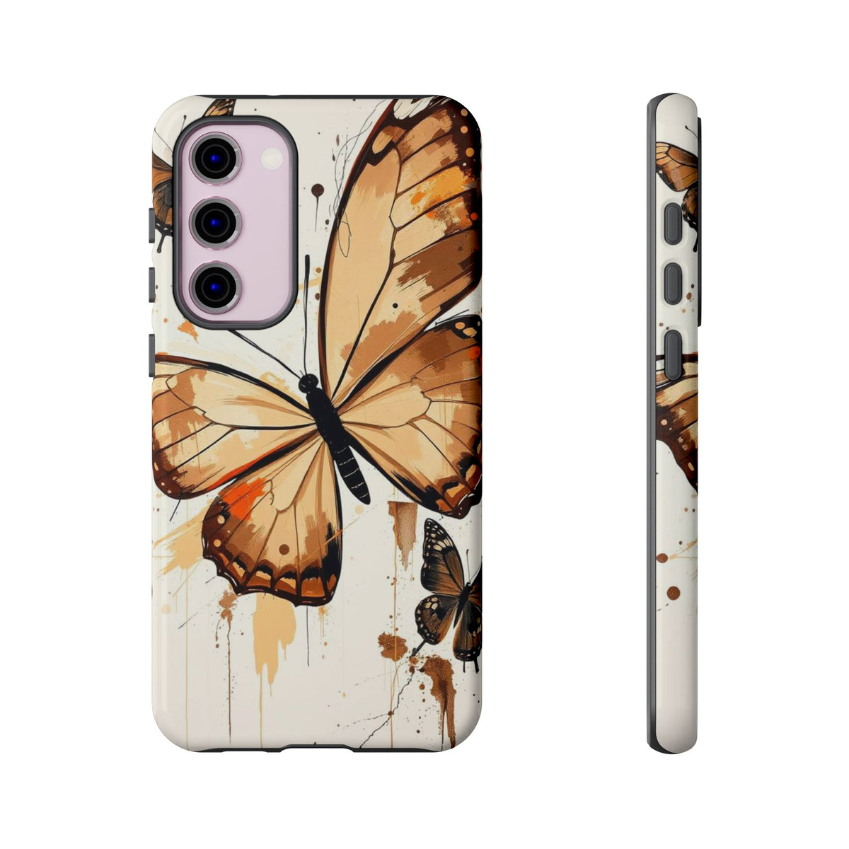Acrylic Style Butterflies Design Phone Case - Multicolor Phone Case - Samsung Galaxy S23 Plus / Glossy