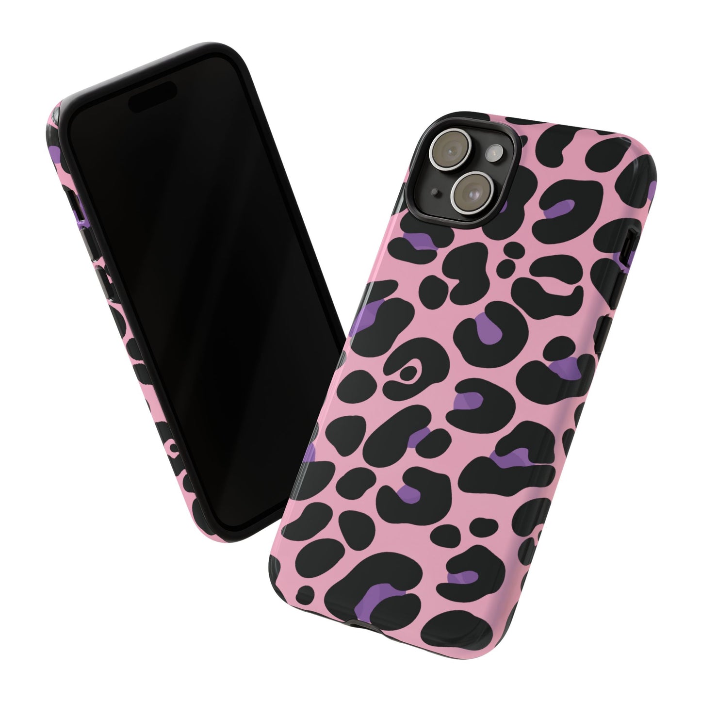 Pretty Pink & Lavender Leopard Print