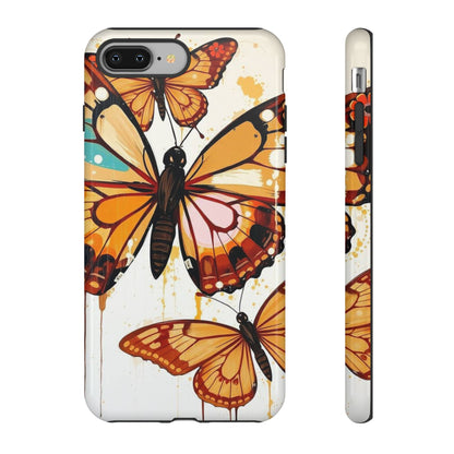 Abstract Butterflies Design Phone Case - Multicolor Phone Case - iPhone 8 Plus / Glossy