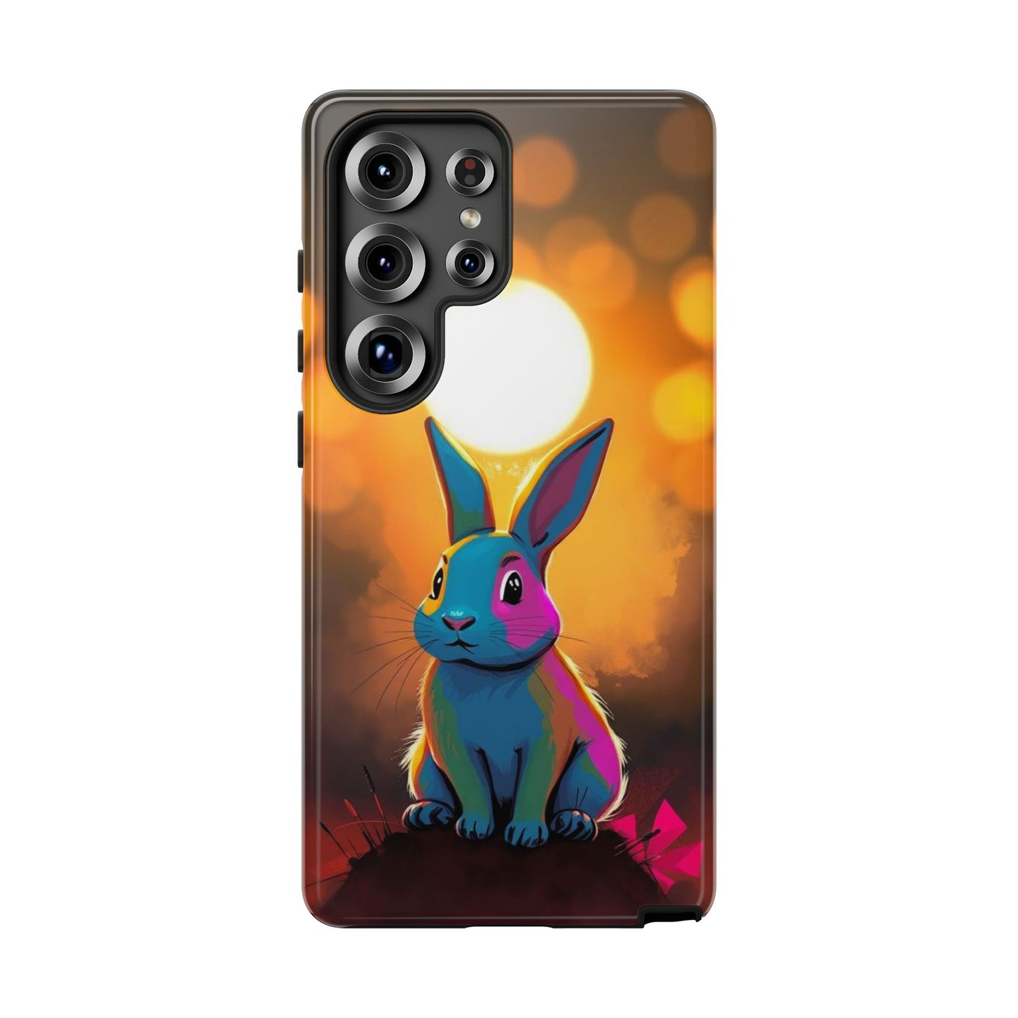 Samsung Galaxy S25 Ultra / Glossy Phone Case - Pop Art Rabbit Design Phone Case