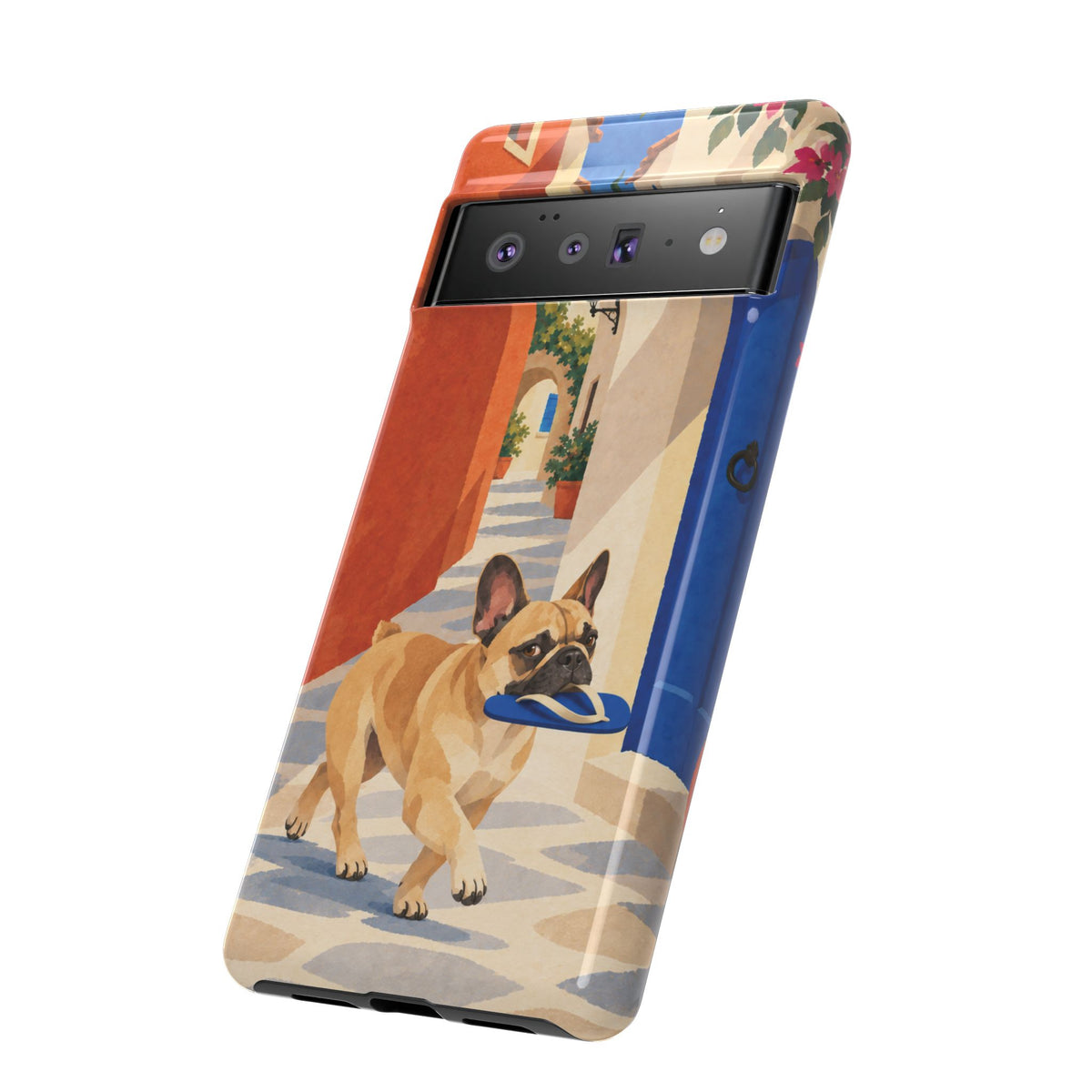 French Bulldog Quiet Lane Phone Case - Multicolor Phone Case