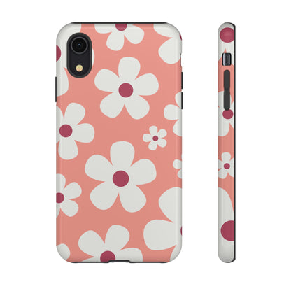 Cute Pink Daisy Pattern #2 Phone Case - Pink Phone Case - iPhone XR / Glossy
