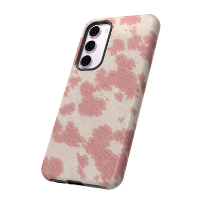 Pretty Blush Cow Print Phone Case