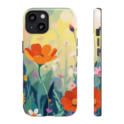 Pop Art Style Wildflower Design Phone Case - Multicolor Phone Case - iPhone 13 / Glossy