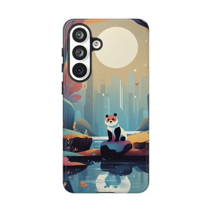 Stylised Panda Design Phone Case - Multicolor Phone Case - Samsung Galaxy S26 Plus / Glossy