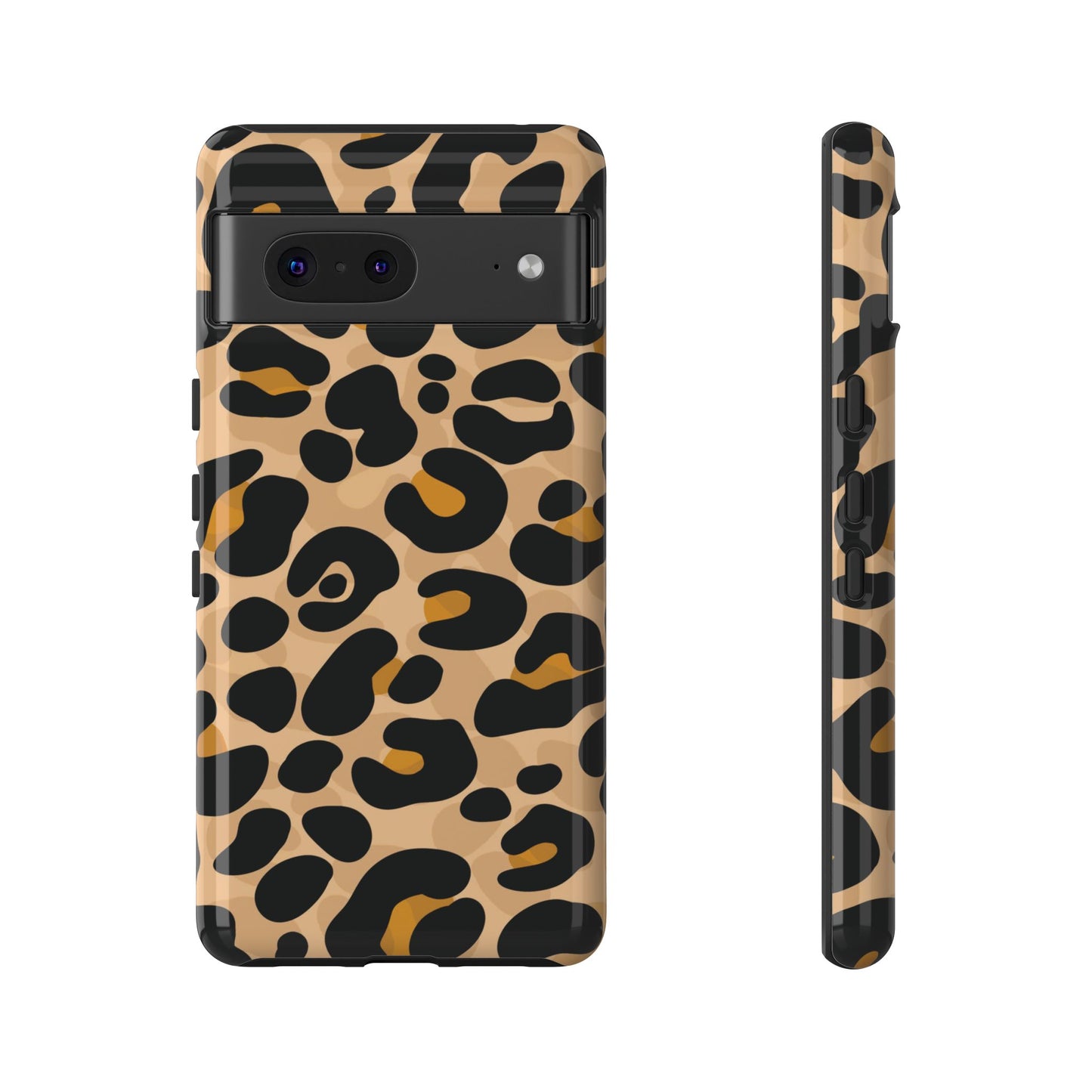 Stylish Mocha Leopard Print Phone Case