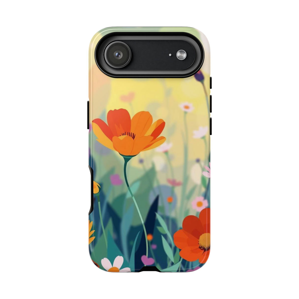 Pop Art Style Wildflower Design Phone Case - Multicolor Phone Case - iPhone 17 Air / Glossy
