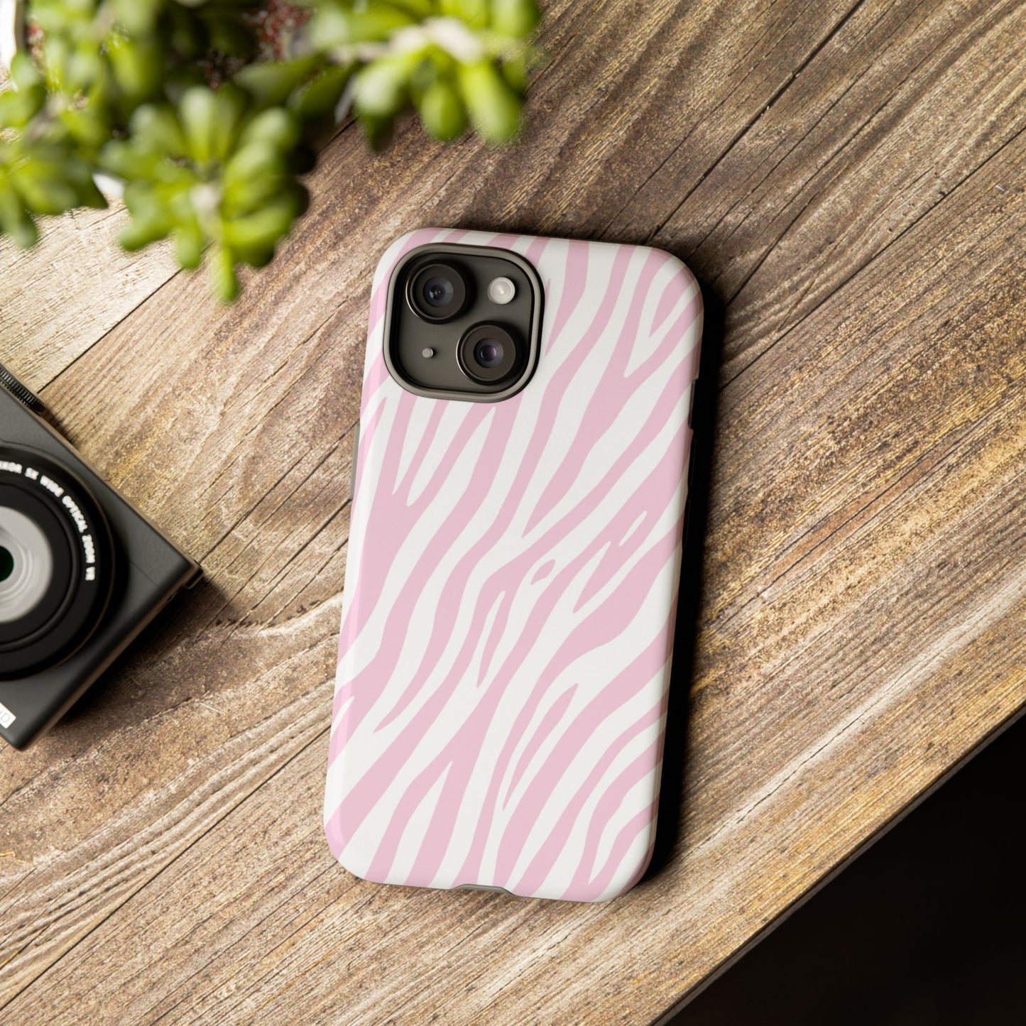 Blush Tiger Print Phone Case