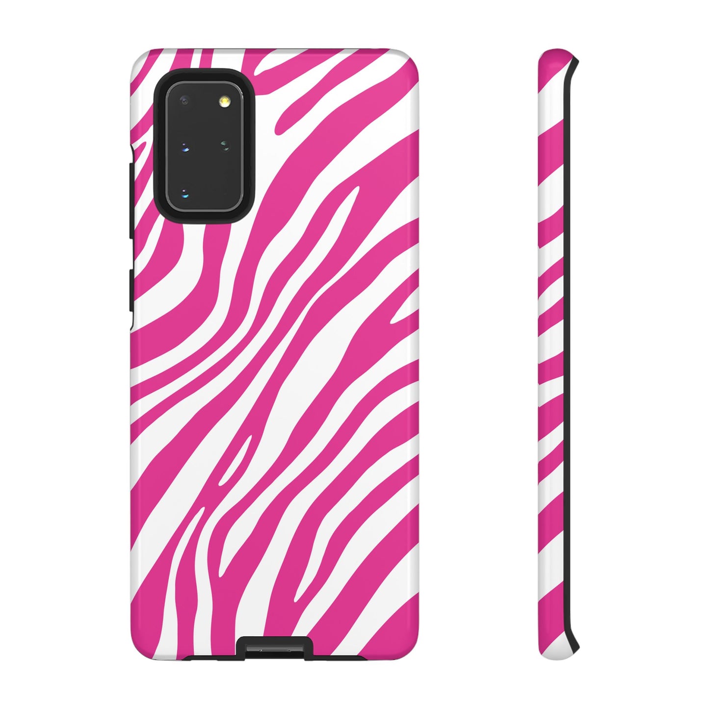 Modern Hot Pink Zebra Print Phone Case