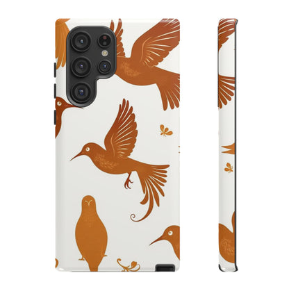 Abstract Bird Pattern Phone Case - Multicolor Phone Case - Samsung Galaxy S22 Ultra / Glossy